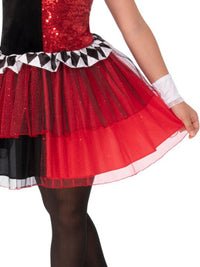 HARLEY QUINN DELUXE TUTU COSTUME, CHILD - Side