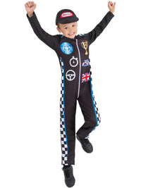 RACING DRIVER COSTUME, CHILD - Back