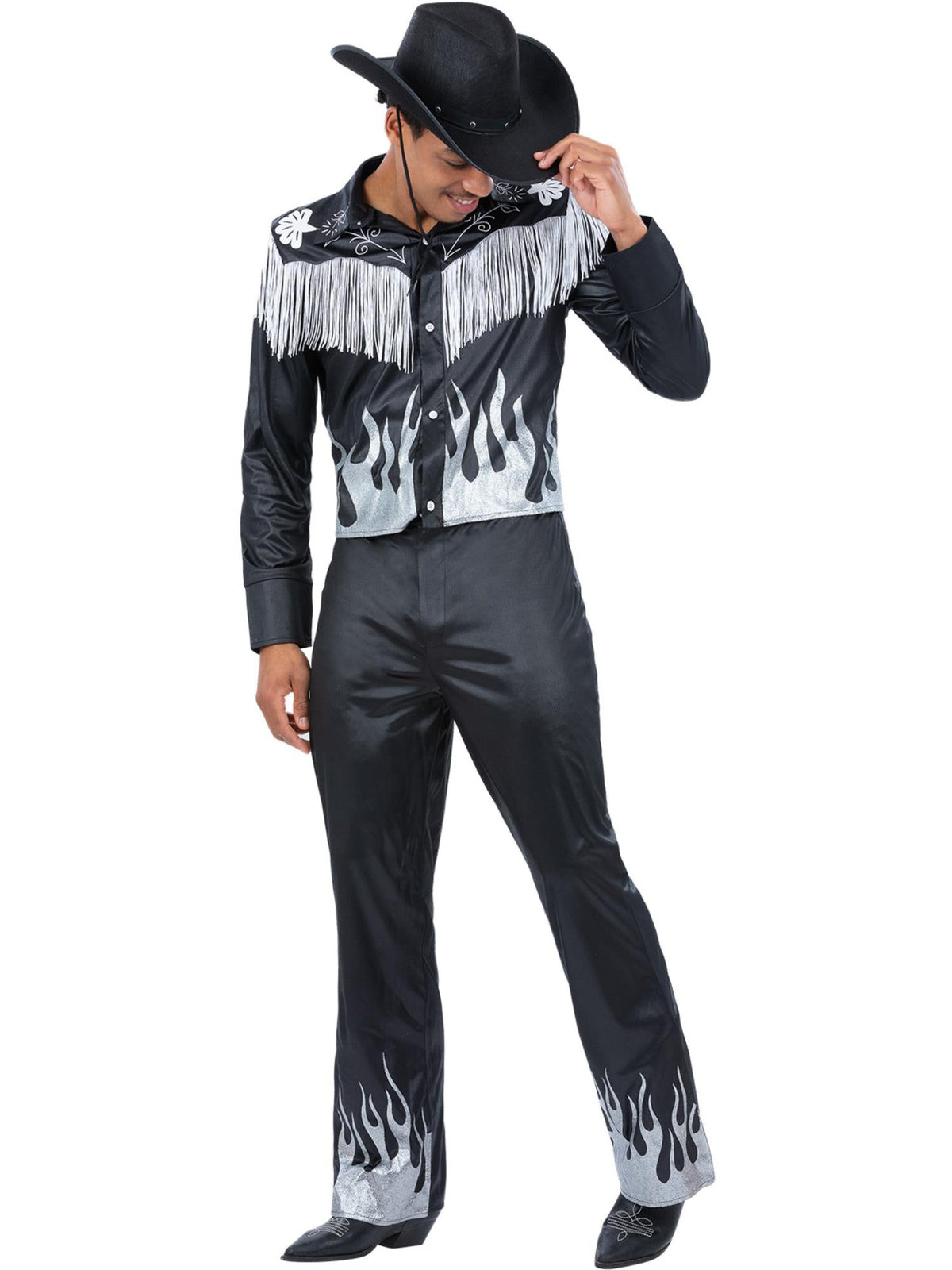 COWBOY GLAMOUROUS GUY COSTUME, ADULT - Back