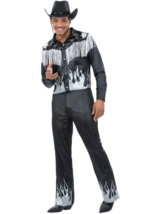COWBOY GLAMOUROUS GUY COSTUME, ADULT - Front