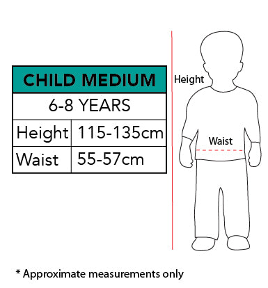 RAYA NINJA COSTUME, CHILD - Back
