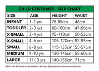 ORANGE DRAGON COSTUME, CHILD - Packaging