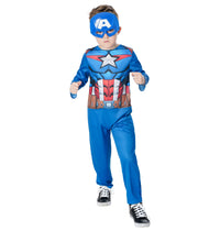 CAPTAIN AMERICA COSTUME - SIZE 3-5 - Back