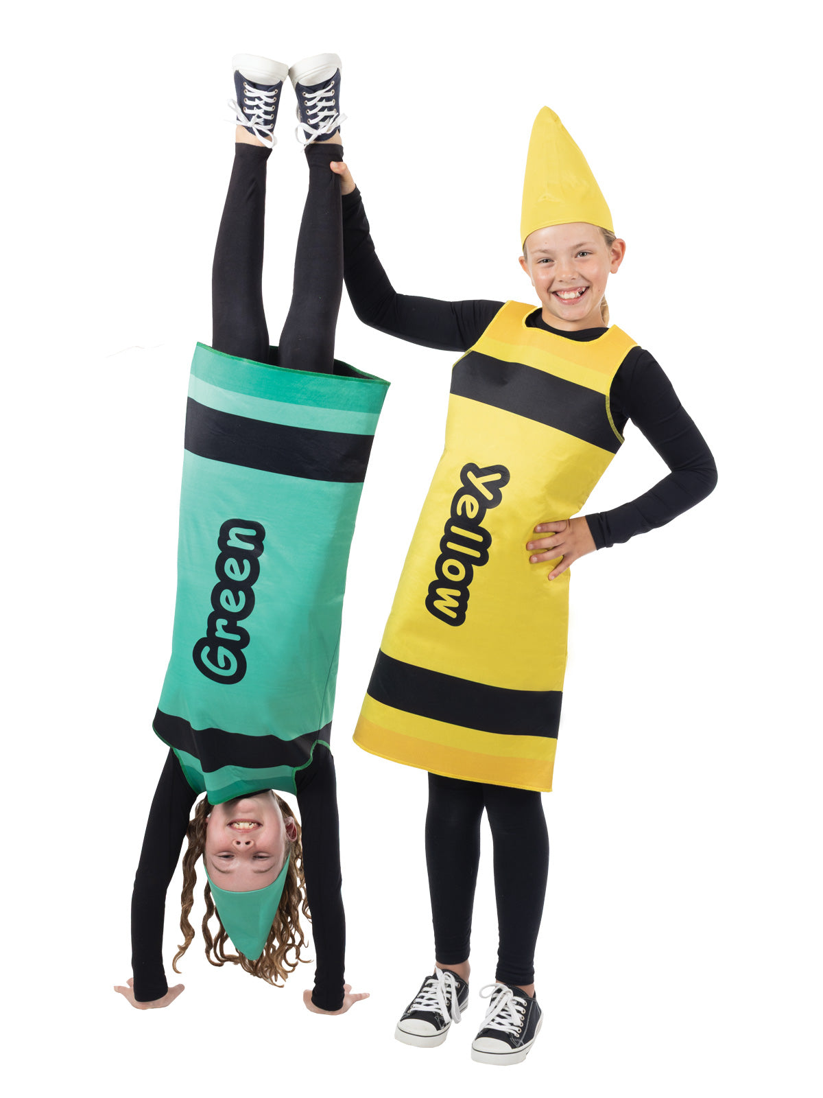 YELLOW CRAYON ADULT TABARD COSTUME - ONE SIZE