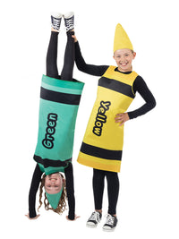 RED CRAYON ADULT TABARD COSTUME - ONE SIZE