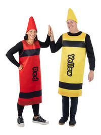 RED CRAYON CHILD TABARD COSTUME - ONE SIZE - Packaging