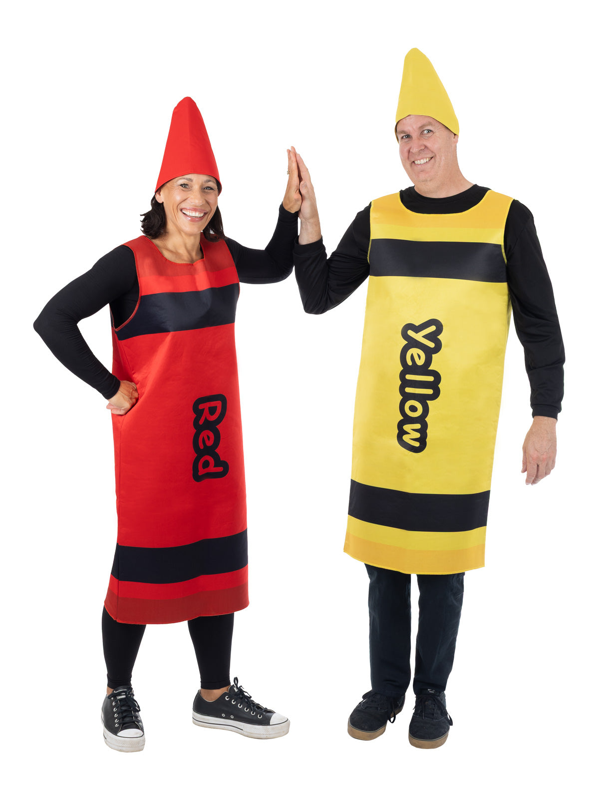 YELLOW CRAYON CHILD TABARD COSTUME - ONE SIZE - Packaging