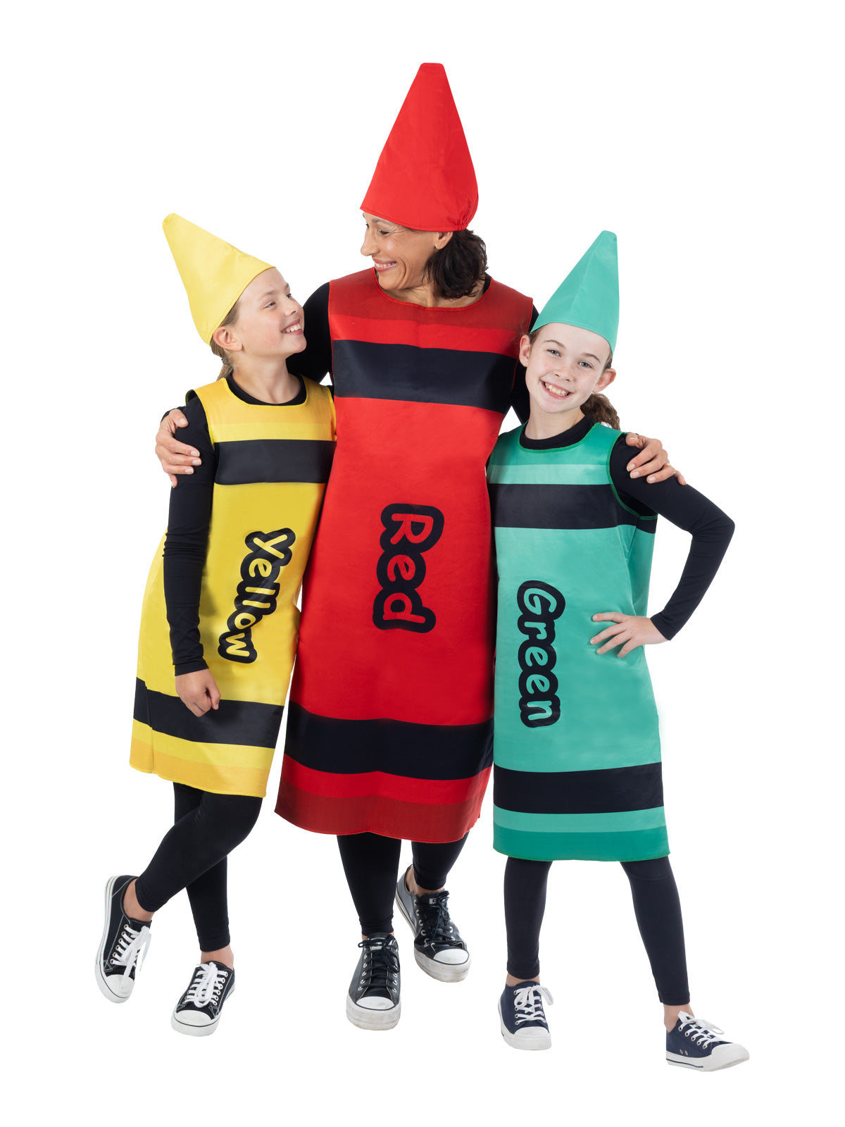 YELLOW CRAYON ADULT TABARD COSTUME - ONE SIZE