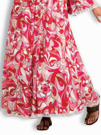 FLOWER CHILD COSTUME, ADULT - STD - Back