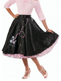 POODLE SKIRT 50'S STYLE, ADULT - STD - Back