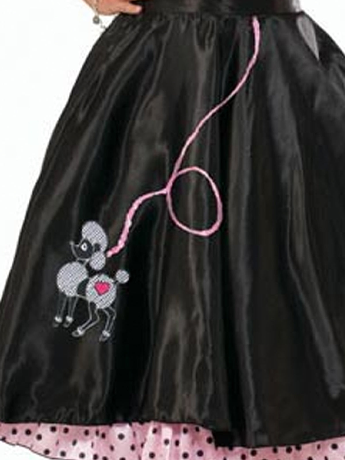 POODLE SKIRT 50'S STYLE, ADULT - STD - Side