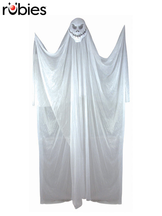 GHOST SPOOKY HANGING 7" PROP - Front