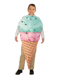 ICE CREAM CONE COSTUME, CHILD - Back