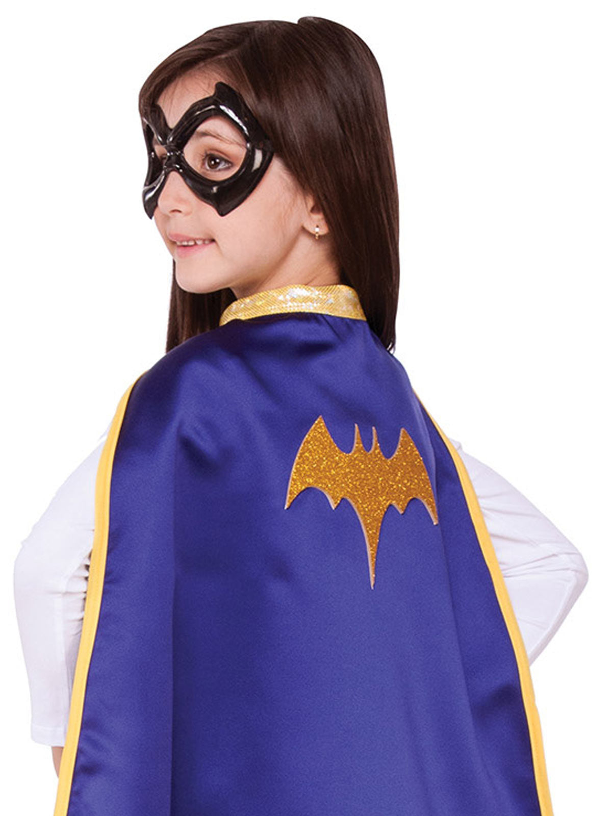 BATGIRL CAPE &amp; MASK SET, CHILD - 6 Plus - Back