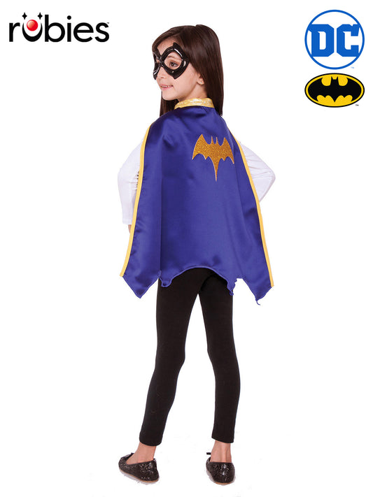 BATGIRL CAPE &amp; MASK SET, CHILD - 6 Plus - Front