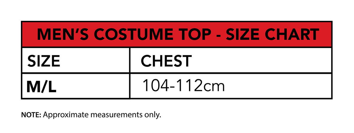 SPIDER-MAN COSTUME TOP &amp; MASK, ADULT - M-L