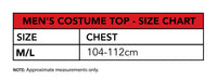SPIDER-MAN COSTUME TOP &amp; MASK, ADULT - M-L