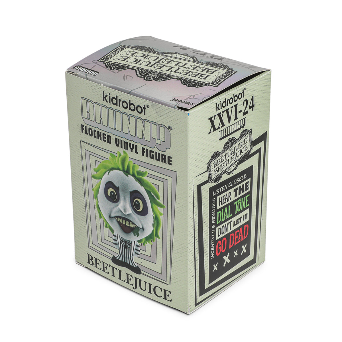 BEETLEJUICE BEETLEJUICE (2024) BHUNNY FLOCKED (STRIPED SUIT) - 4" STYLIZED FIGURE