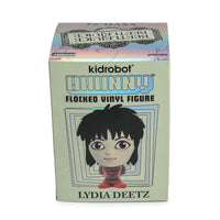 BEETLEJUICE BEETLEJUICE (2024) LYDIA WEDDING DRESS - BHUNNY FLOCKED - 4" STYLIZED FIGURE - Packaging
