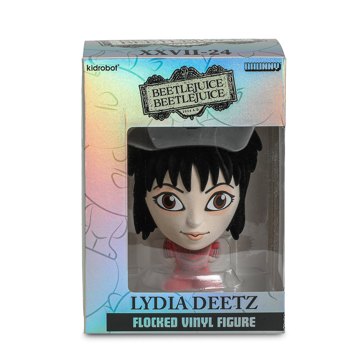 BEETLEJUICE BEETLEJUICE (2024) LYDIA WEDDING DRESS - BHUNNY FLOCKED - 4" STYLIZED FIGURE - Side