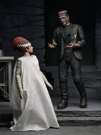 UNIVERSAL MONSTERS X BRIDE OF FRANKENSTEIN 90TH ANNIVERSARY: THE MONSTER &amp; HIS MATE 2PK 7" FIGURES