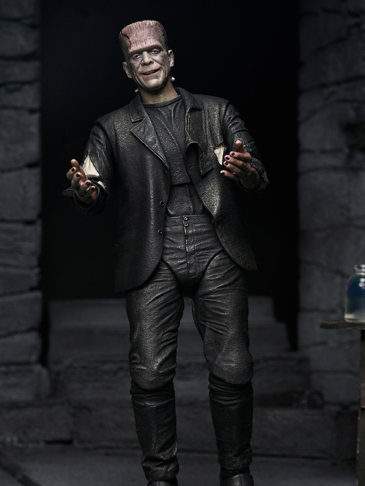 UNIVERSAL MONSTERS X BRIDE OF FRANKENSTEIN 90TH ANNIVERSARY: THE MONSTER &amp; HIS MATE 2PK 7" FIGURES