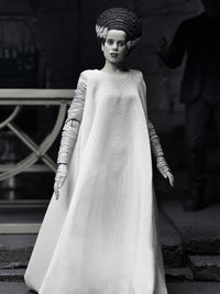 UNIVERSAL MONSTERS X BRIDE OF FRANKENSTEIN 90TH ANNIVERSARY - THE MONSTER &amp; HIS MATE 2PK 7" FIGURES (B&amp;W)
