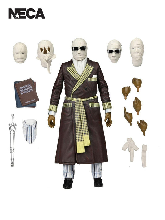 INVISIBLE MAN ULTIMATE UNIVERSAL MONSTERS FIGURE "KEMP HOUSE" (COLOUR) - 7" SCALE ACTION FIGURE - Front