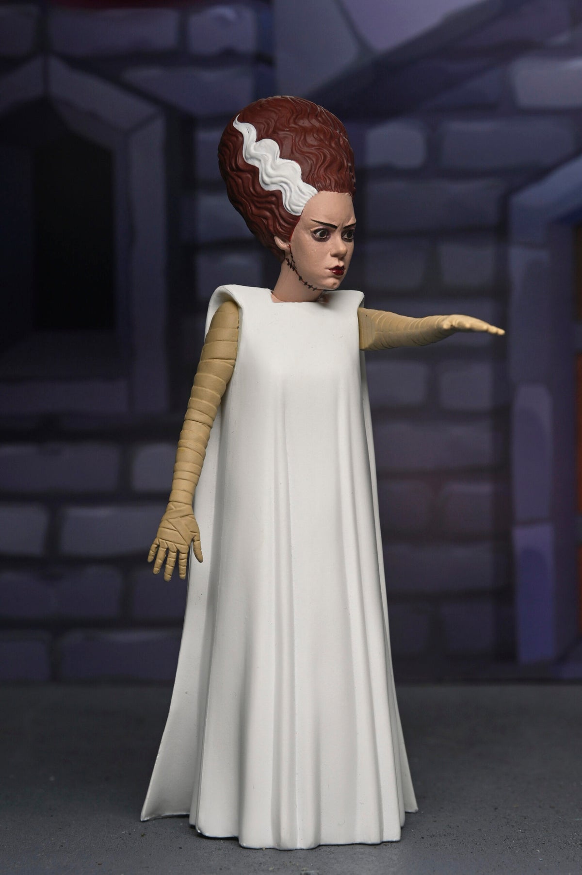 BRIDE OF FRANKENSTEIN X UNIVERSAL MONSTERS TOONY TERRORS 6" SCALE ACTION FIGURE - Packaging