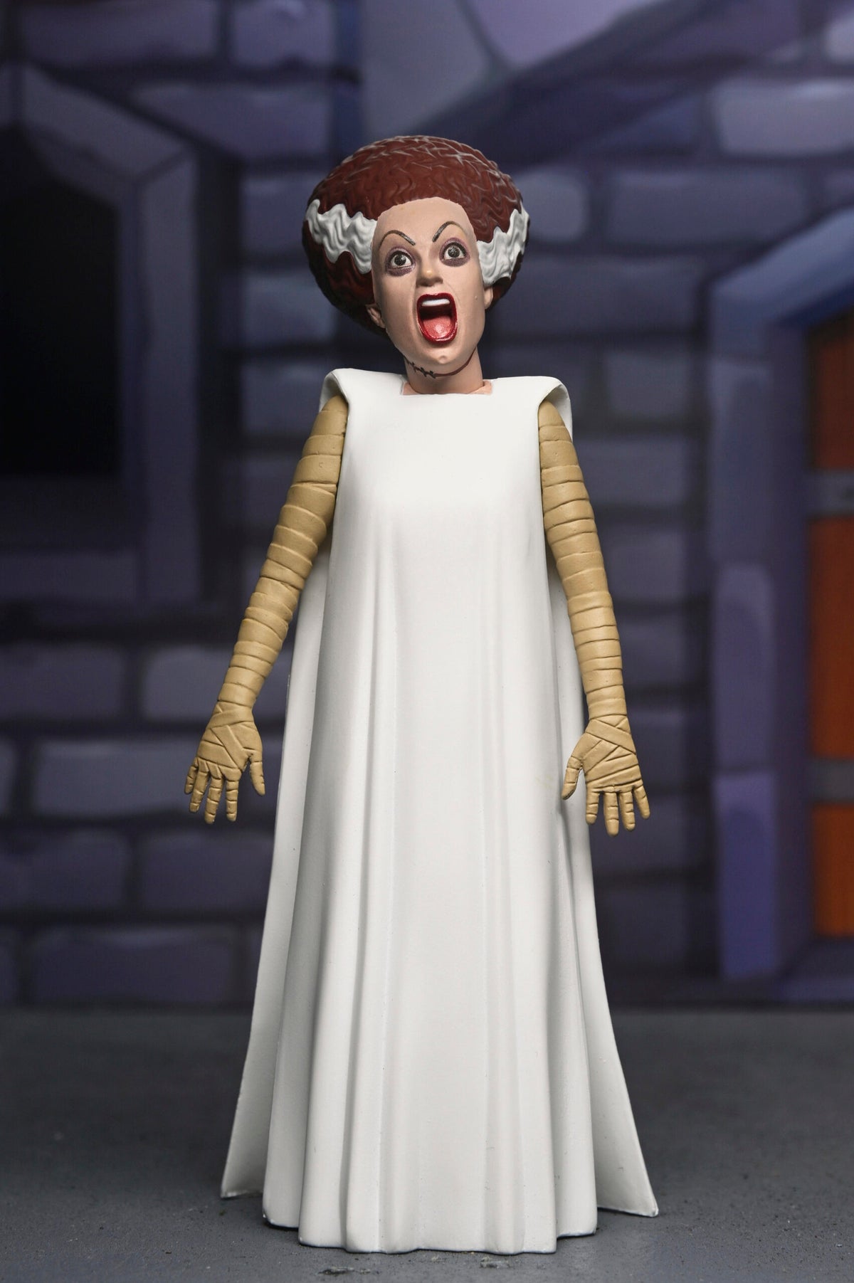 BRIDE OF FRANKENSTEIN X UNIVERSAL MONSTERS TOONY TERRORS 6" SCALE ACTION FIGURE - Side