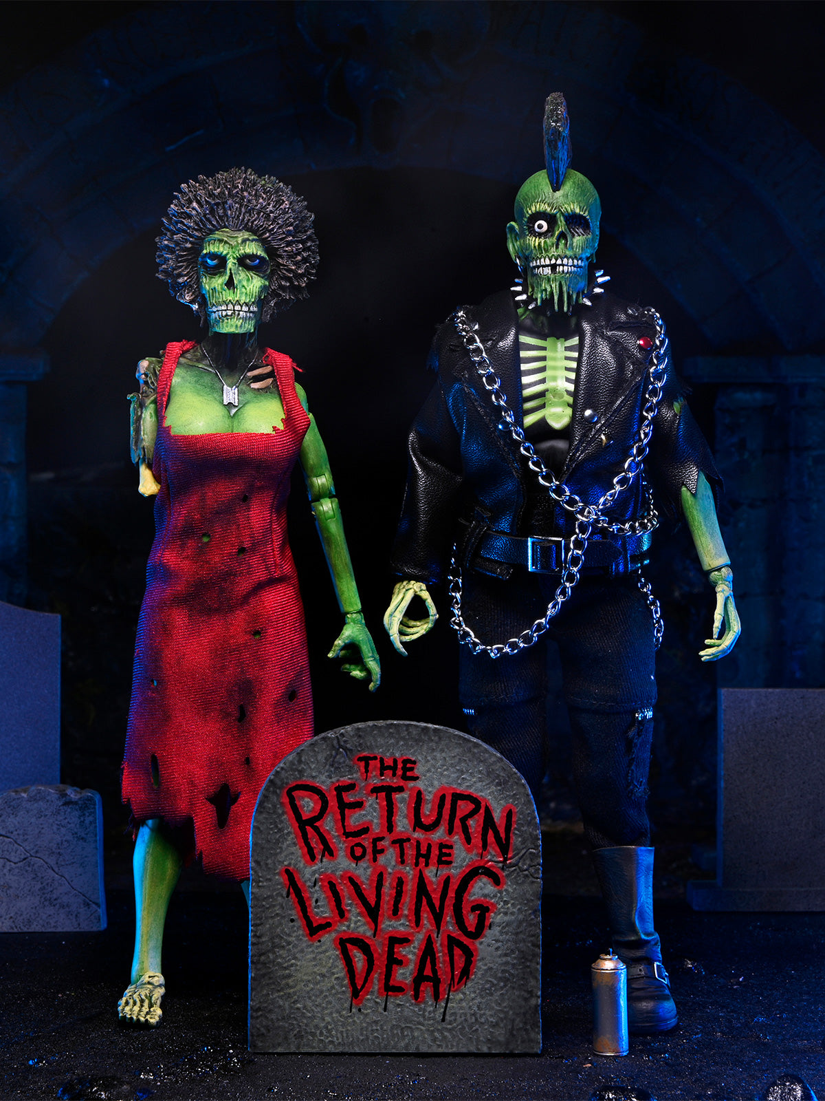 RETURN OF THE LIVING DEAD - TRASH &amp; SUICIDE 2 PACK - 8" SCALE CLOTHED ACTION FIGURE