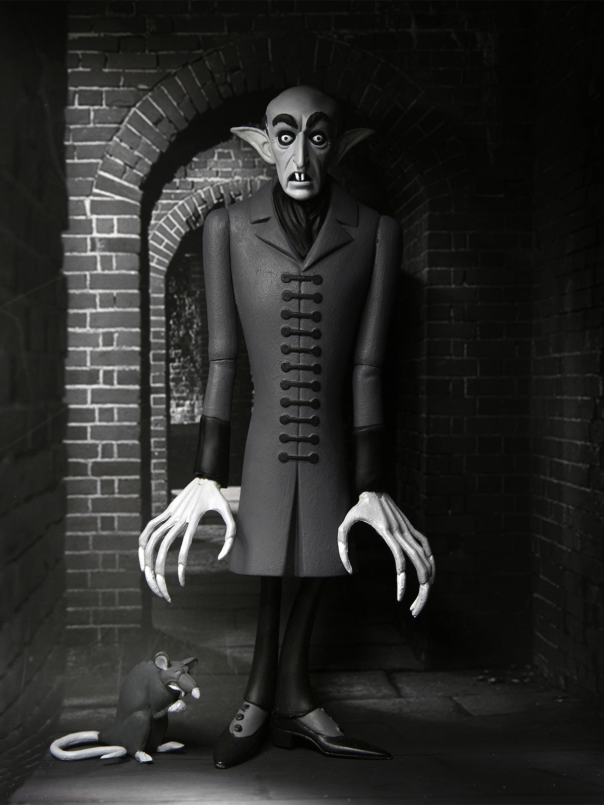 NOSFERATU - TOONY TERRORS COUNT ORLOK SILVER SCREEN EDITION - 6" SCALE ACTION FIGURE - Packaging