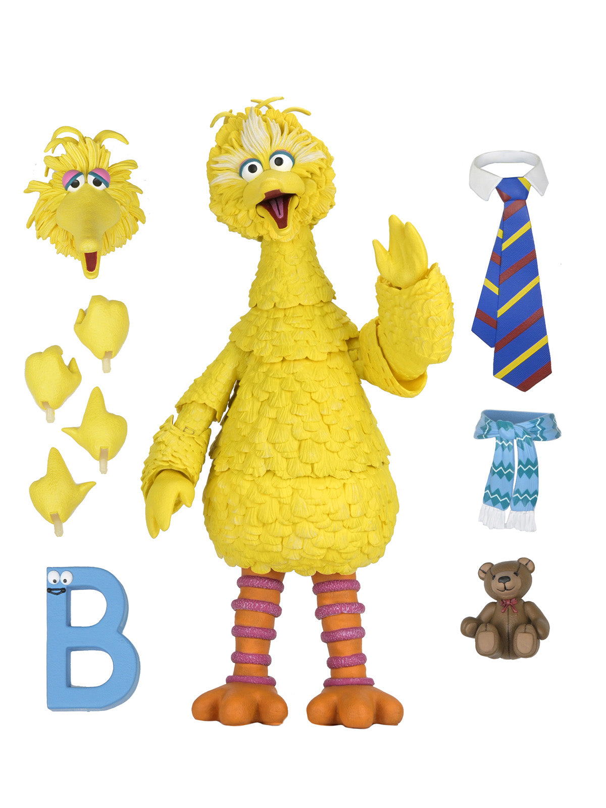 SESAME STREET ULTIMATE BIG BIRD - 7" SCALE ACTION FIGURE - Back