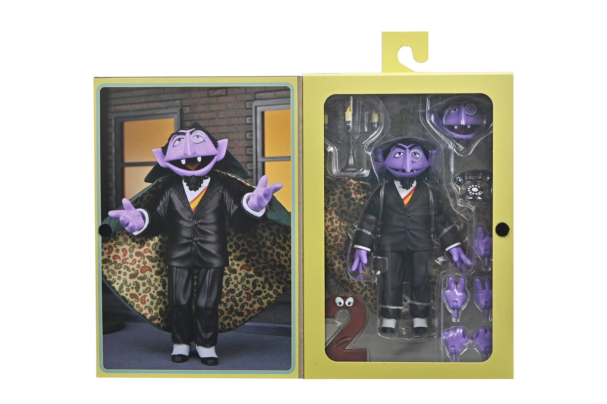 SESAME STREET - ULTIMATE THE COUNT 7" SCALE ACTION FIGURE
