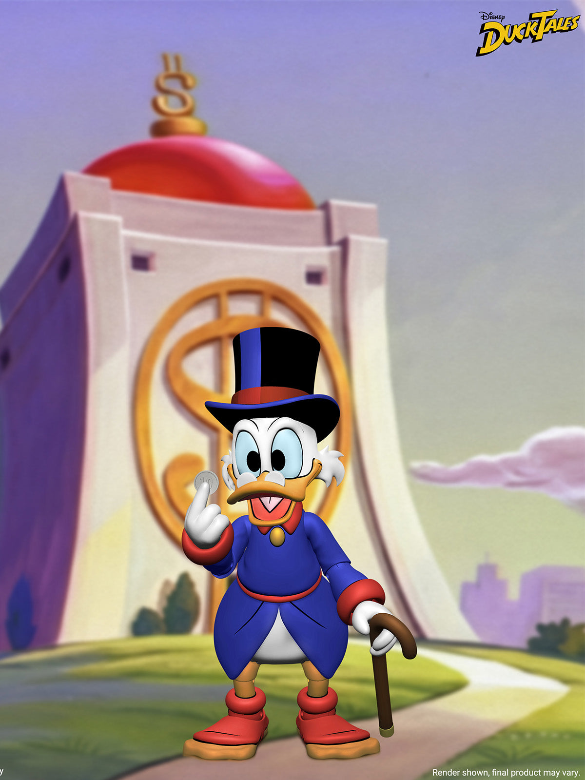 DUCKTALES ULTIMATE SCROOGE MCDUCK - 7" SCALE ACTION FIGURE - Side