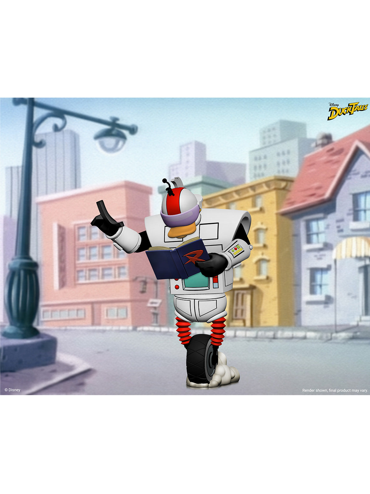 DUCKTALES ULTIMATE GIZMODUCK - 7" SCALE ACTION FIGURE - Side