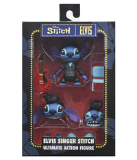 DISNEY LILO &amp; STITCH - ULTIMATE SINGER ELVIS STITCH 7" SCALE ACTION FIGURE