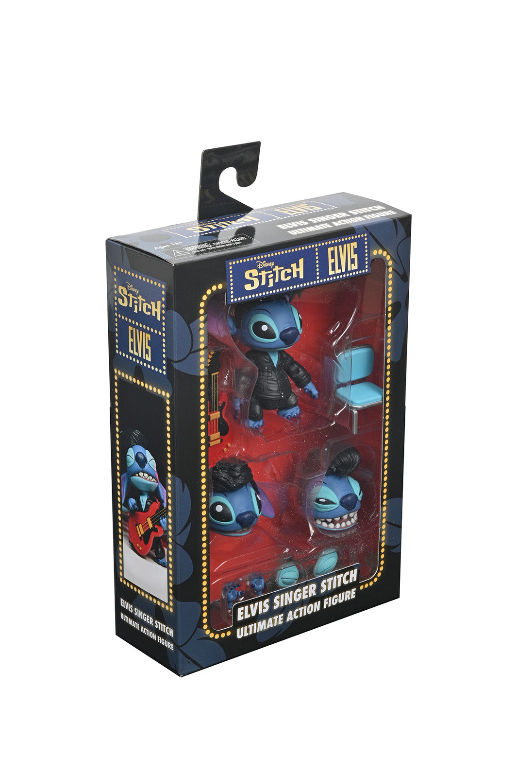 DISNEY LILO &amp; STITCH - ULTIMATE SINGER ELVIS STITCH 7" SCALE ACTION FIGURE