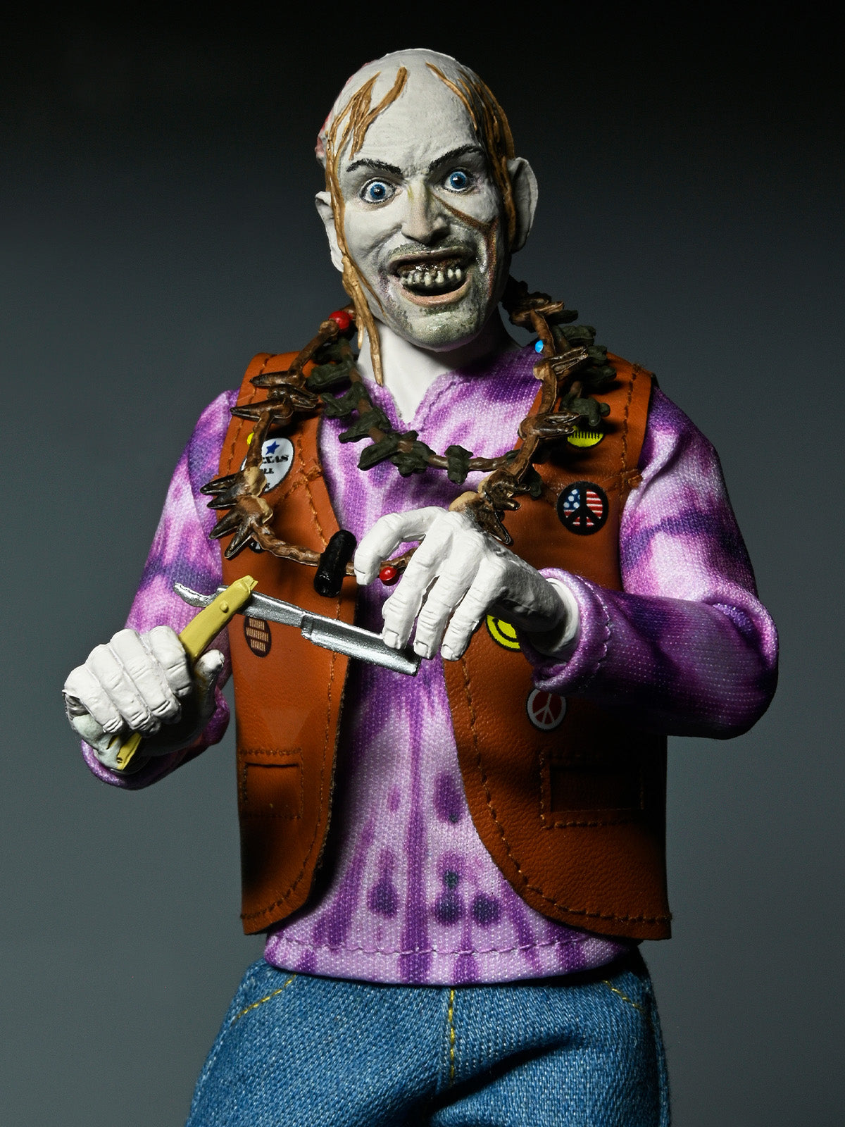 TEXAS CHAINSAW MASSACRE 2 - CHOP TOP 8" CLOTHED FIGURE