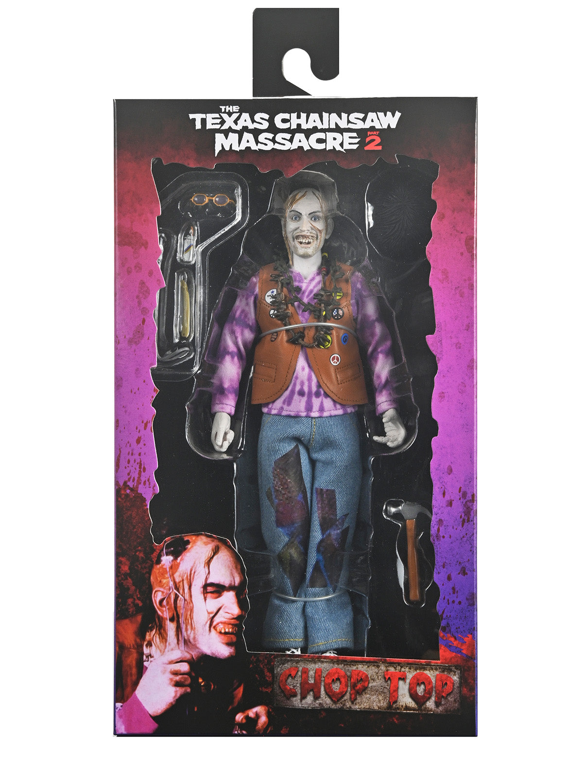 TEXAS CHAINSAW MASSACRE 2 - CHOP TOP 8" CLOTHED FIGURE
