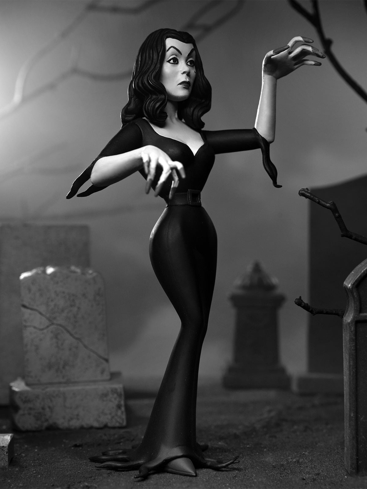VAMPIRA - TOONY TERROR SILVER SCREEN EDITION - 6" SCALE ACTION FIGURE - Packaging