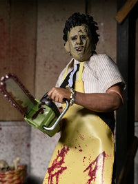 TEXAS CHAINSAW MASSACRE LEATHERFACE - 8" CLOTHED ACTION FIGURE (WINDOW BOX)
