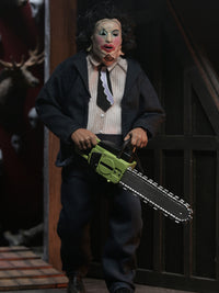 TEXAS CHAINSAW MASSACRE LEATHERFACE WITH PRETTY WOMAN MASK - 8" CLOTHED FIGURE