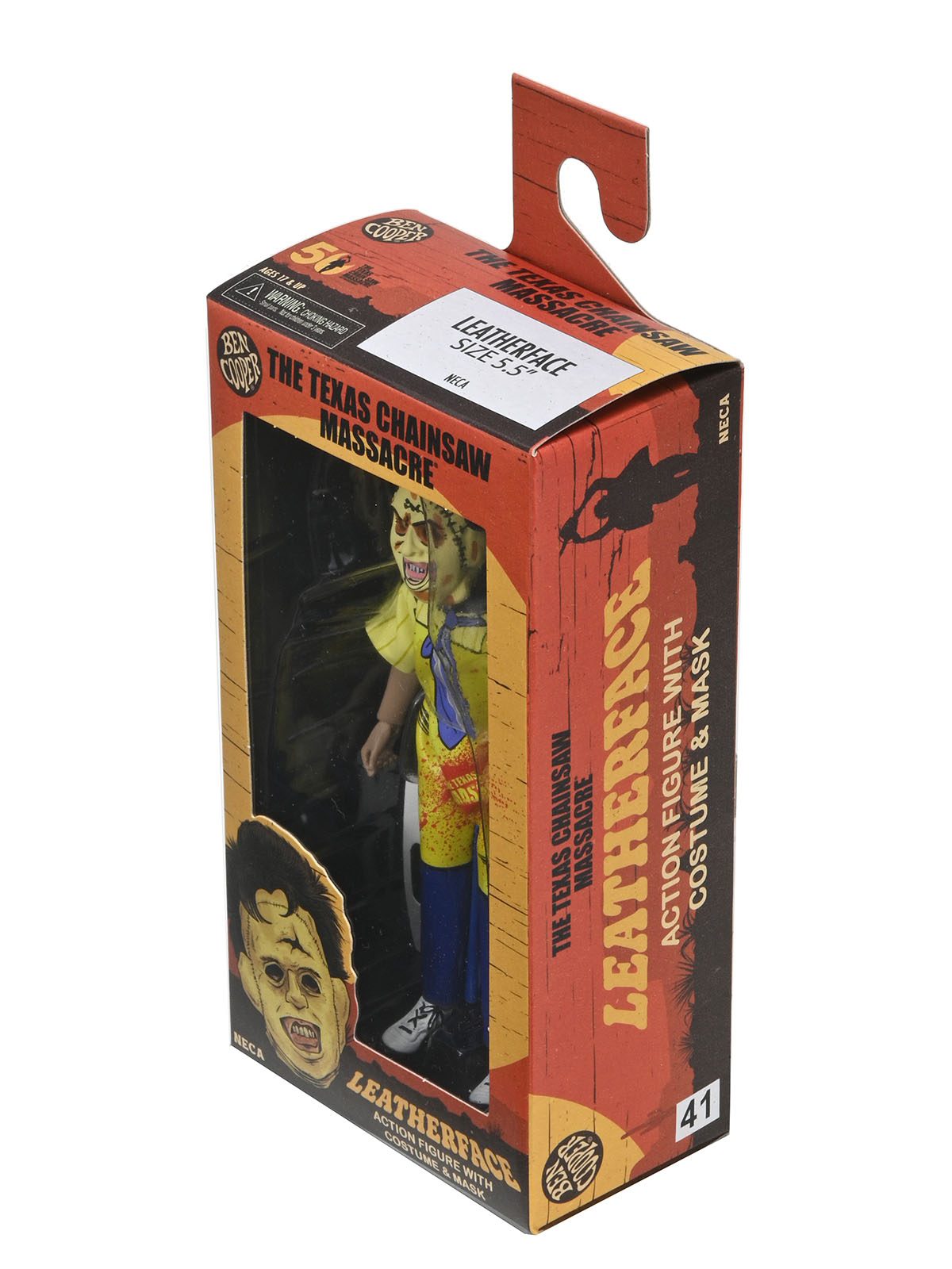 BEN COOPER X TEXAS CHAINSAW MASSACRE 6" CLOTHED FIGURE - LEATHERFACE