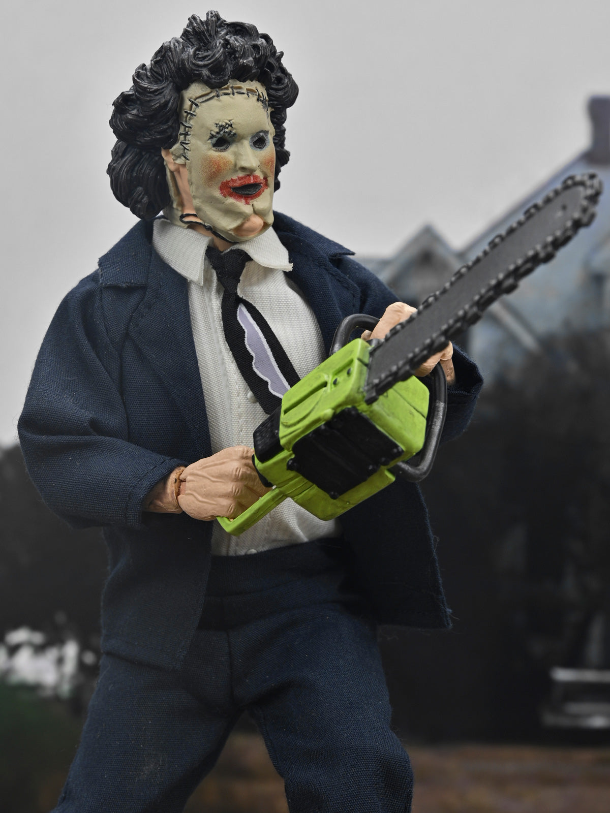 TEXAS CHAINSAW MASSACRE - LEATHERFACE (PRETTY WOMAN MASK) 50TH ANNIVERSARY 8" CLOTHED ACTION FIGURE