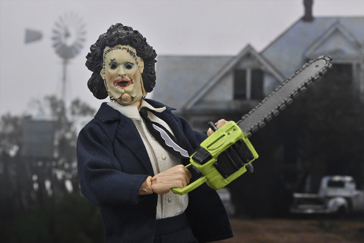 TEXAS CHAINSAW MASSACRE - LEATHERFACE (PRETTY WOMAN MASK) 50TH ANNIVERSARY 8" CLOTHED ACTION FIGURE