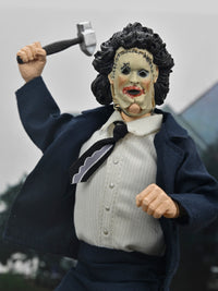 TEXAS CHAINSAW MASSACRE - LEATHERFACE (PRETTY WOMAN MASK) 50TH ANNIVERSARY 8" CLOTHED ACTION FIGURE - Back