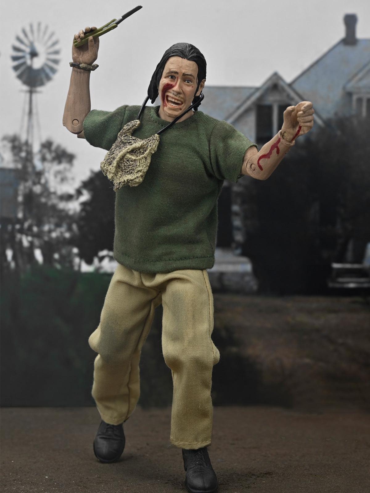 TEXAS CHAINSAW MASSACRE - THE HITCHHIKER 50TH ANNIVERSARY 8" CLOTHED ACTION FIGURE