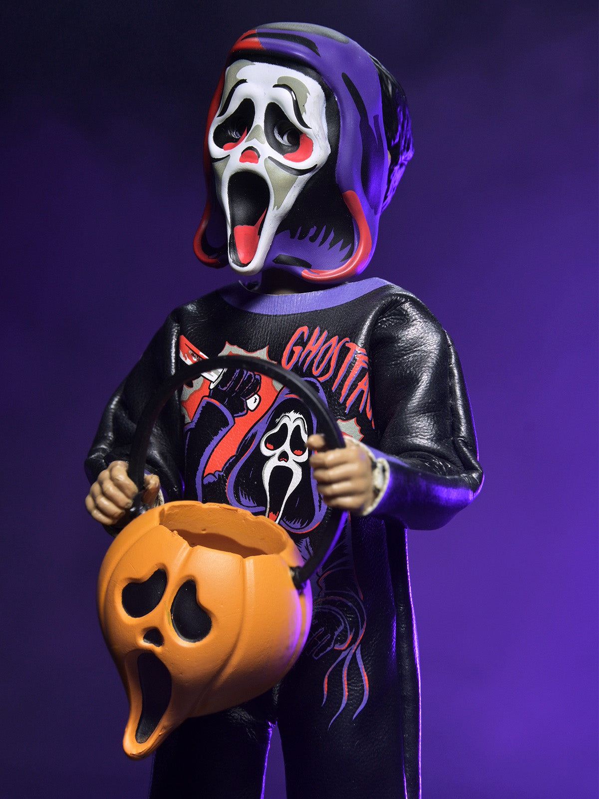 BEN COOPER GHOST FACE X FUN WORLD 6" CLOTHED FIGURE - GHOST FACE COSTUME FIGURE - Side