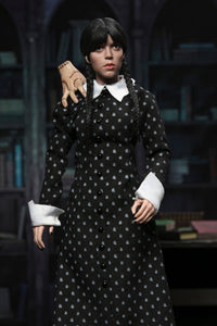 WEDNESDAY - WEDNESDAY ADDAMS (CLASSIC DRESS) 8" CLOTHED ACTION FIGURE - Packaging